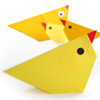 Оригами цыплята