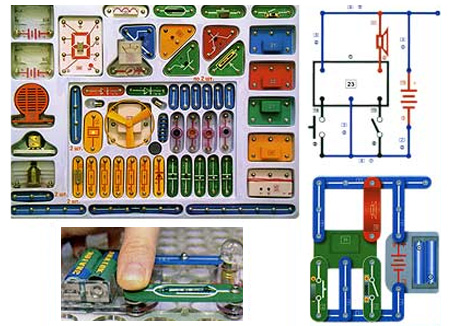 Электронный конструктор позволяет ребенку своими руками создавать радиоприе
