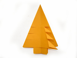  оригами из бумаги. Елка